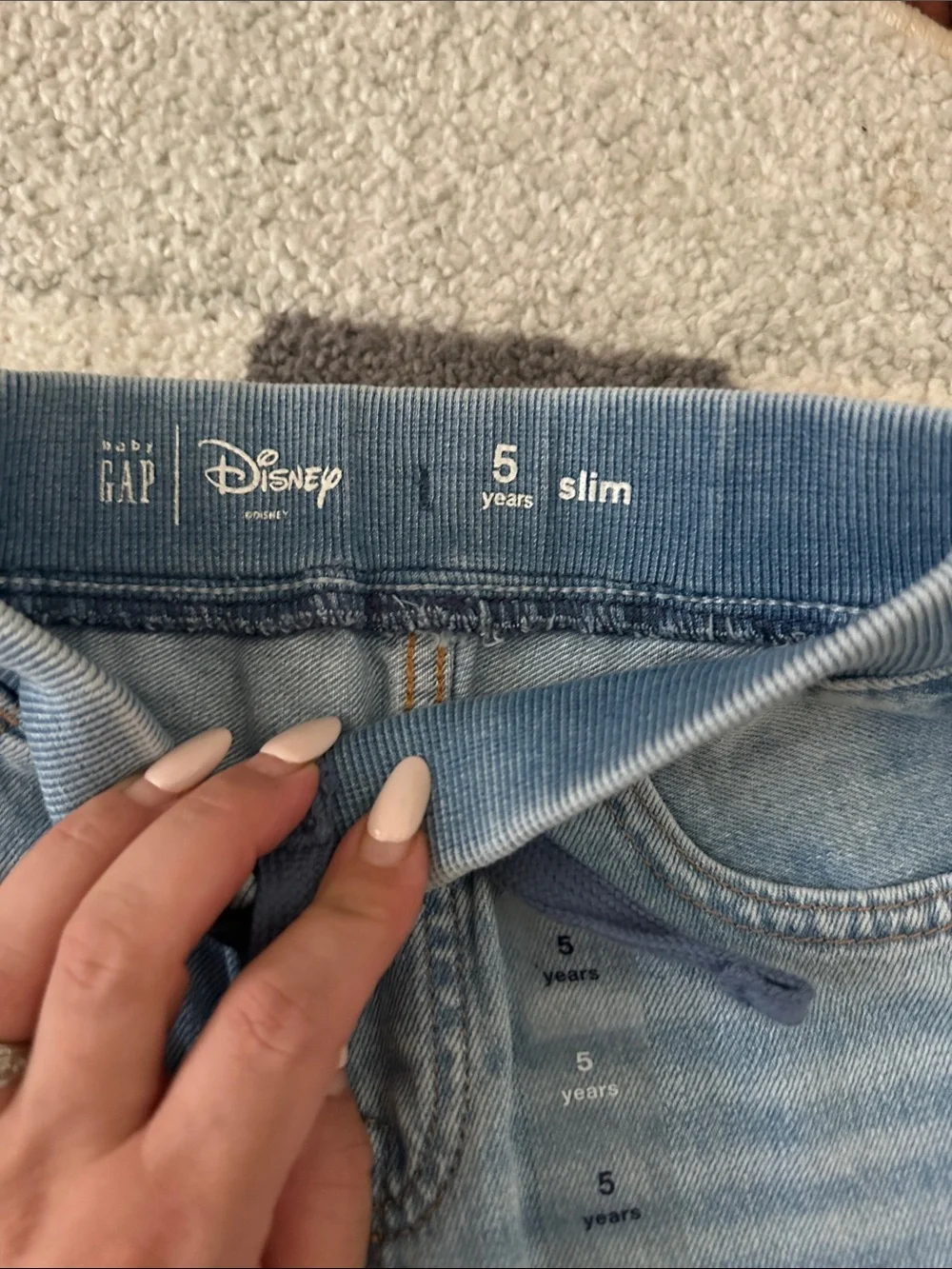 Boys Mickey Mouse denim pants